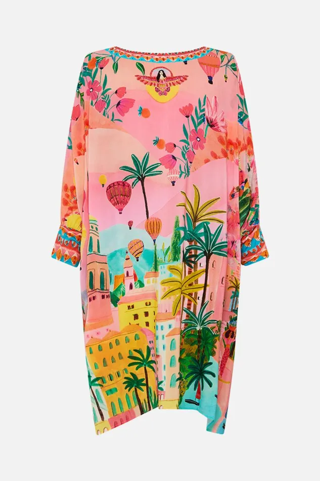 SHORT KAFTAN WITH CUFF SISTER SUNSET Sister Sunset Womens Camilla Kaftans