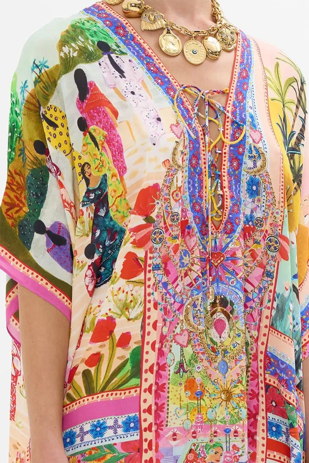 SHORT LACE UP KAFTAN ROEQIYAS REALM Roeqiyas Realm Womens Camilla Kaftans