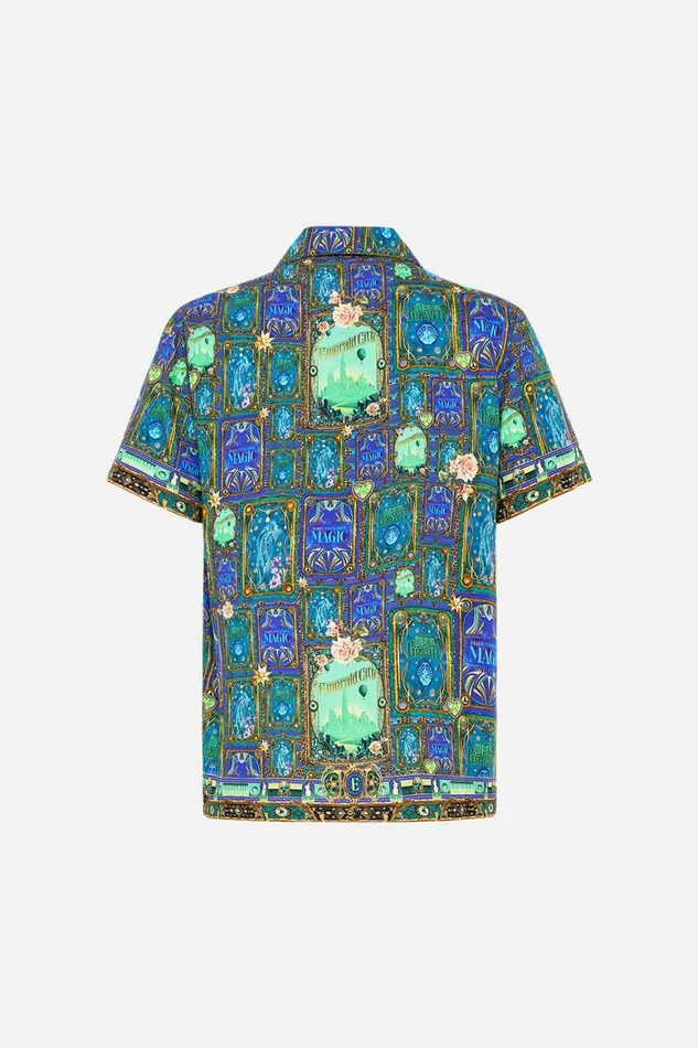 SHORT SLEEVE CAMP COLLARED SHIRT DEFY GRAVITY Defy Gravity Mens Camilla Shirts