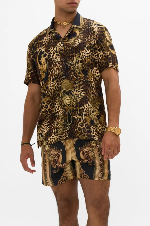 SHORT SLEEVE CAMP COLLARED SHIRT ERA OF EMPIRES Era Of Empires Mens Camilla Shirts