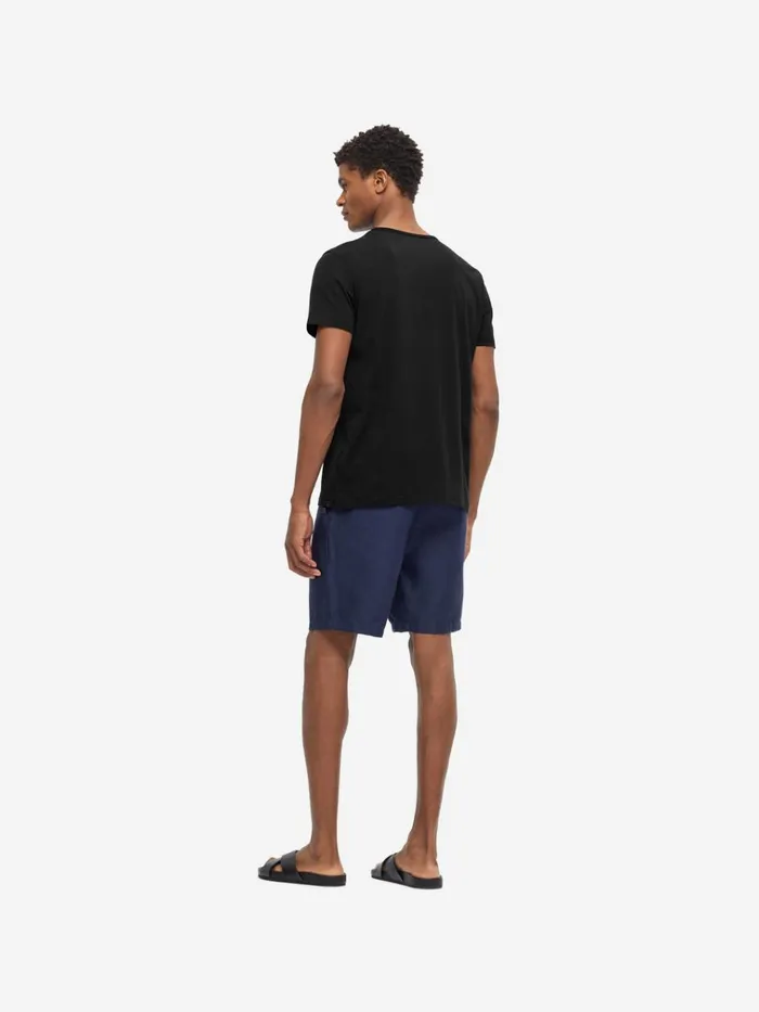 Short Sleeve TShirts Men Derek Rose TShirt Riley Pima Cotton Black