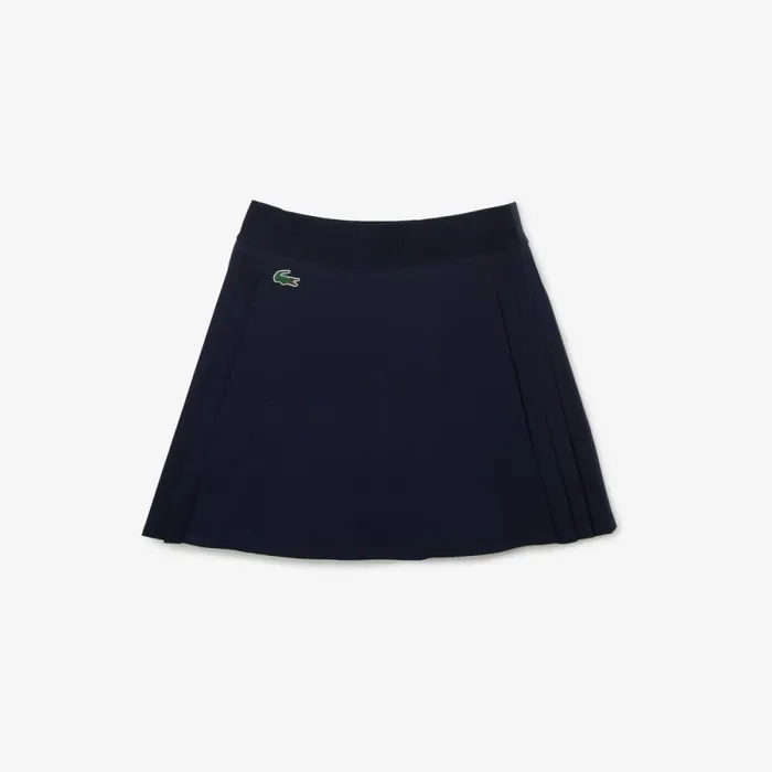 Shorts and Skirts Women Lacoste Women039s UltraDry Golf Skirt Navy Blue 423