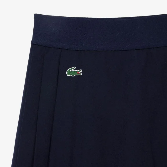 Shorts and Skirts Women Lacoste Women039s UltraDry Golf Skirt Navy Blue 423