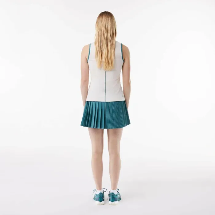 Shorts and Skirts Women Lacoste Women039s UltraDry Pleated Tennis Skirt Blue Iv5