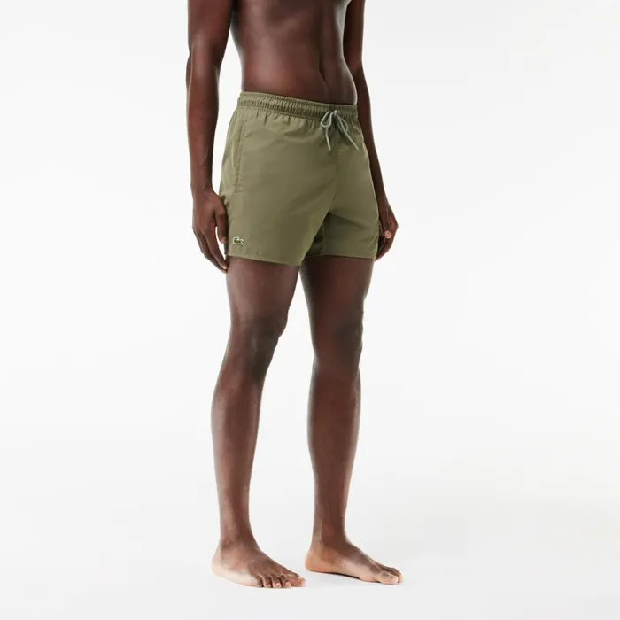 Shorts and Swim Men Lacoste Men039s Lightweight Swim Shorts Khaki Green Green 8k7