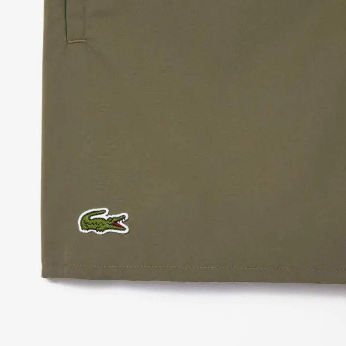 Shorts and Swim Men Lacoste Men039s Lightweight Swim Shorts Khaki Green Green 8k7
