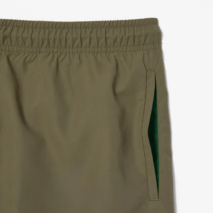 Shorts and Swim Men Lacoste Men039s Lightweight Swim Shorts Khaki Green Green 8k7