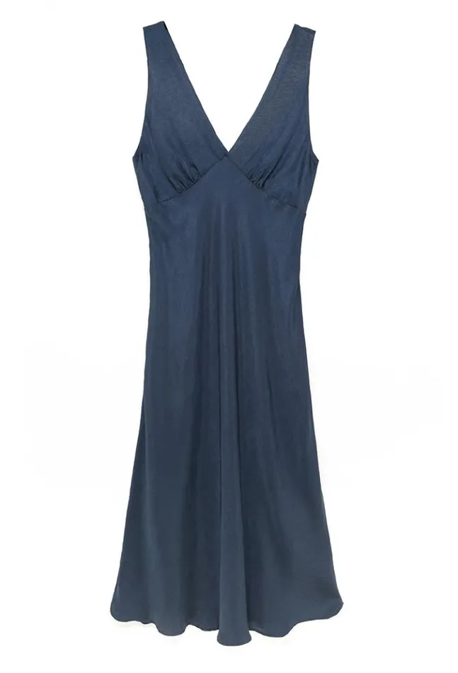 Silvana Dress Midnight Women Ciao Lucia Satin Dresses