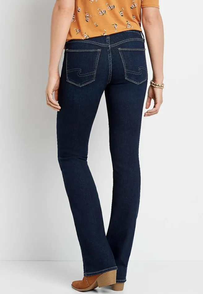 Silver Jeans Co Avery High Rise Dark Slim Boot Jean Women Maurices Jeans