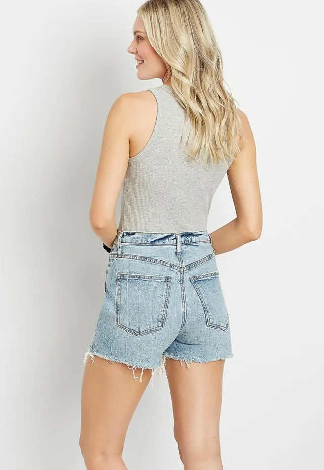 Silver Jeans Co High Rise Light Ripped 3In Short Women Maurices Bottoms