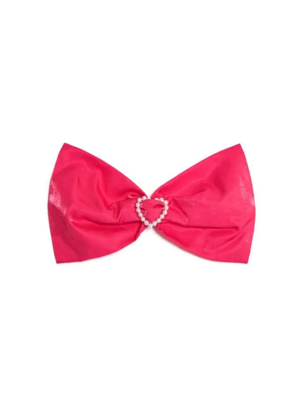 Sister Jane Accessories Womenswear Leonie Hair Bow Clip Hot Pink