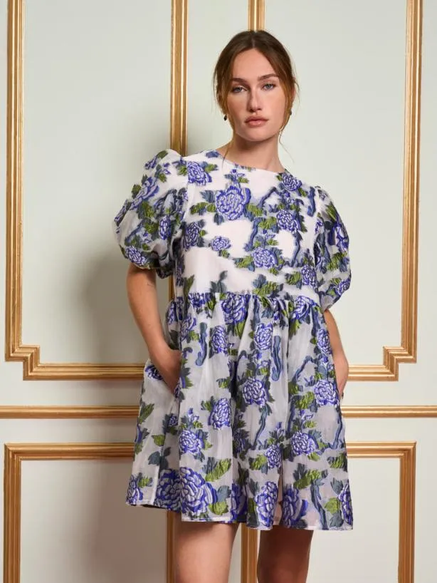 Sister Jane Dresses Womenswear DREAM Iris Organza Mini Dress Lavender Blue