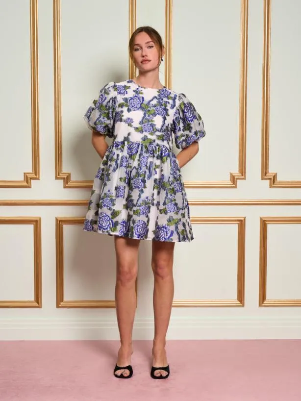 Sister Jane Dresses Womenswear DREAM Iris Organza Mini Dress Lavender Blue