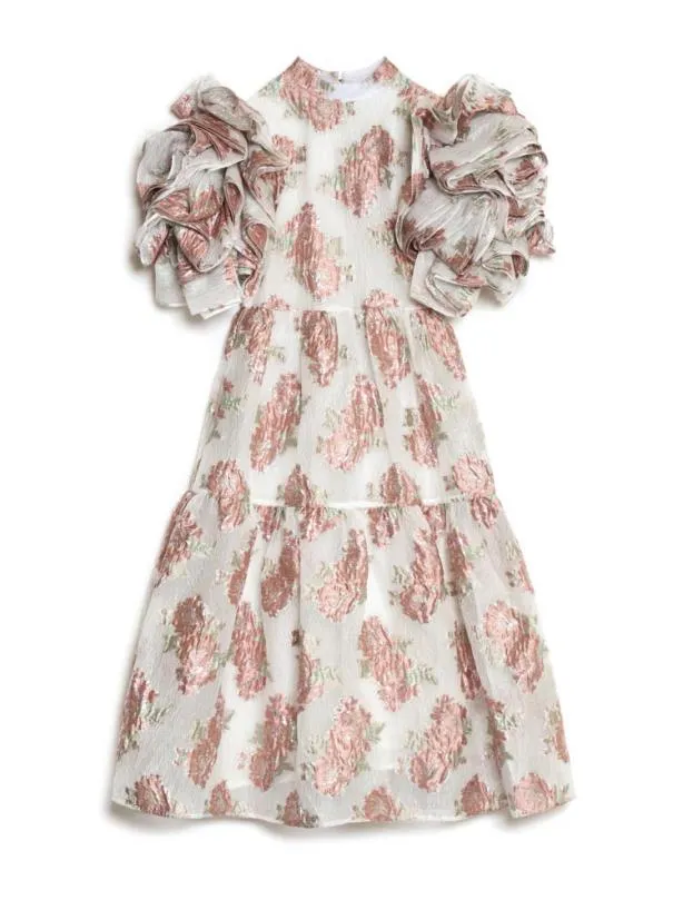 Sister Jane Dresses Womenswear DREAM Lucie Ruffle Sleeve Dress Lily Ivory