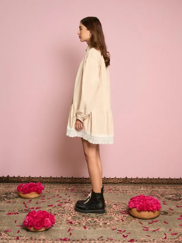 Sister Jane Dresses Womenswear Primrose Shirt Dress Gardenia Cream