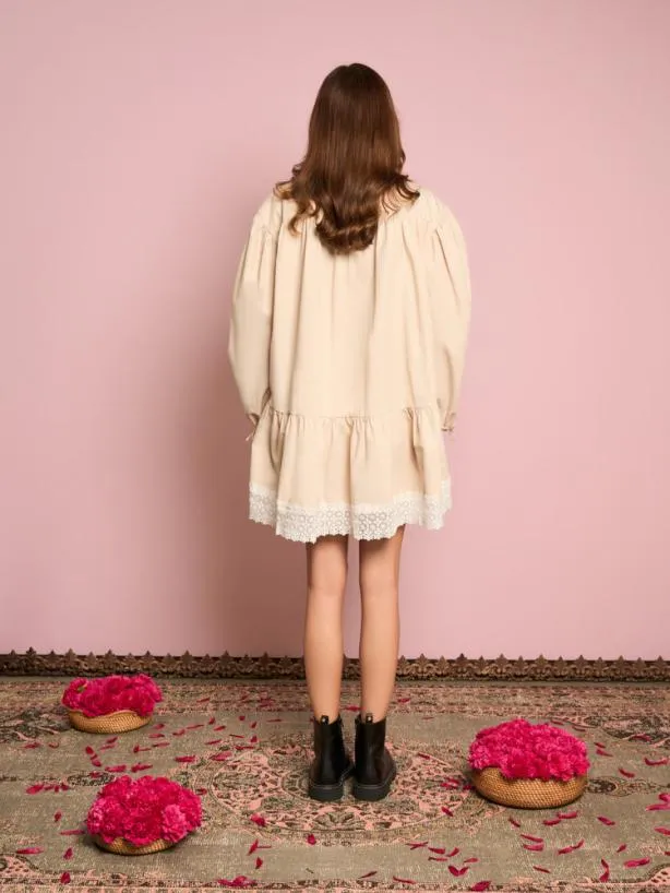 Sister Jane Dresses Womenswear Primrose Shirt Dress Gardenia Cream