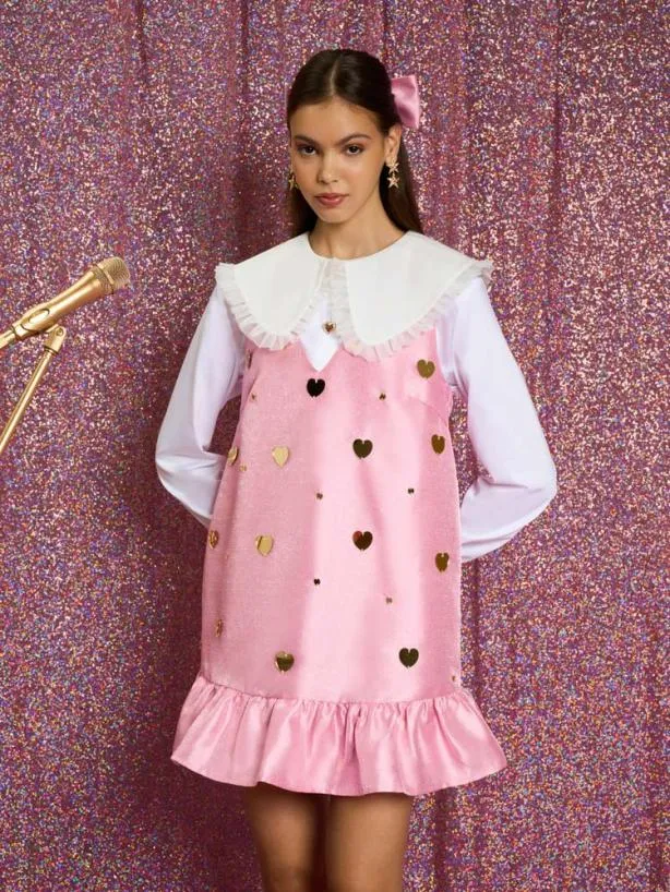 Sister Jane Dresses Womenswear Saturday Night Embellished Mini Dress Lilac Pink