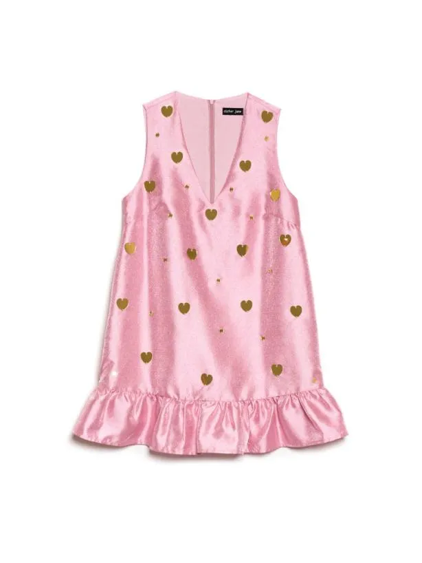 Sister Jane Dresses Womenswear Saturday Night Embellished Mini Dress Lilac Pink