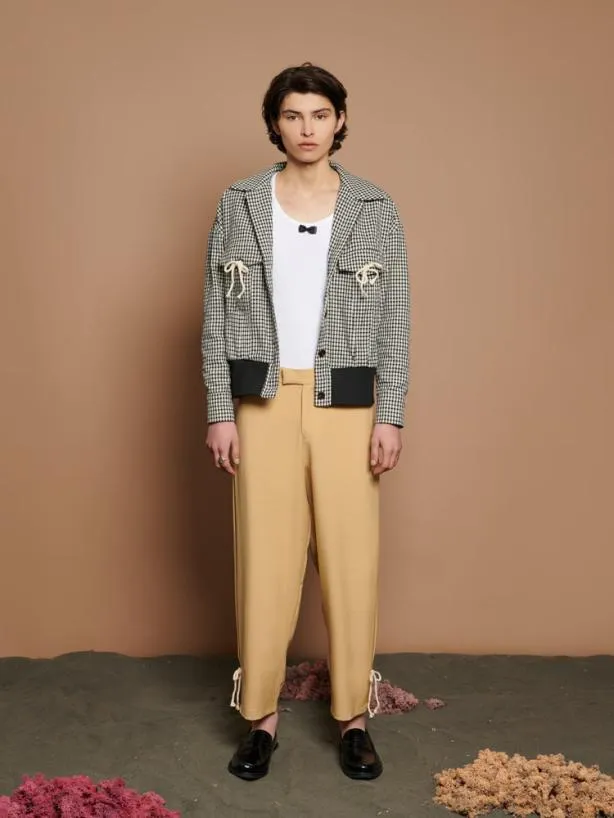 Sister Jane Jackets Menswear Otis Check Jacket Black And White