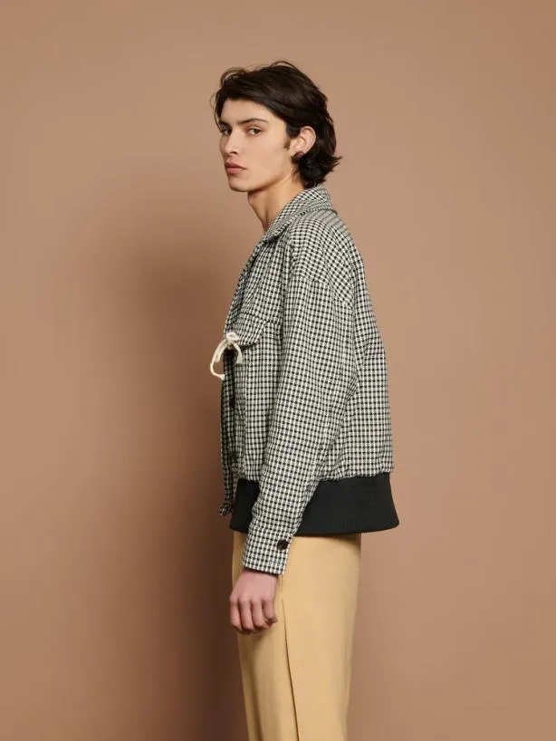 Sister Jane Jackets Menswear Otis Check Jacket Black And White