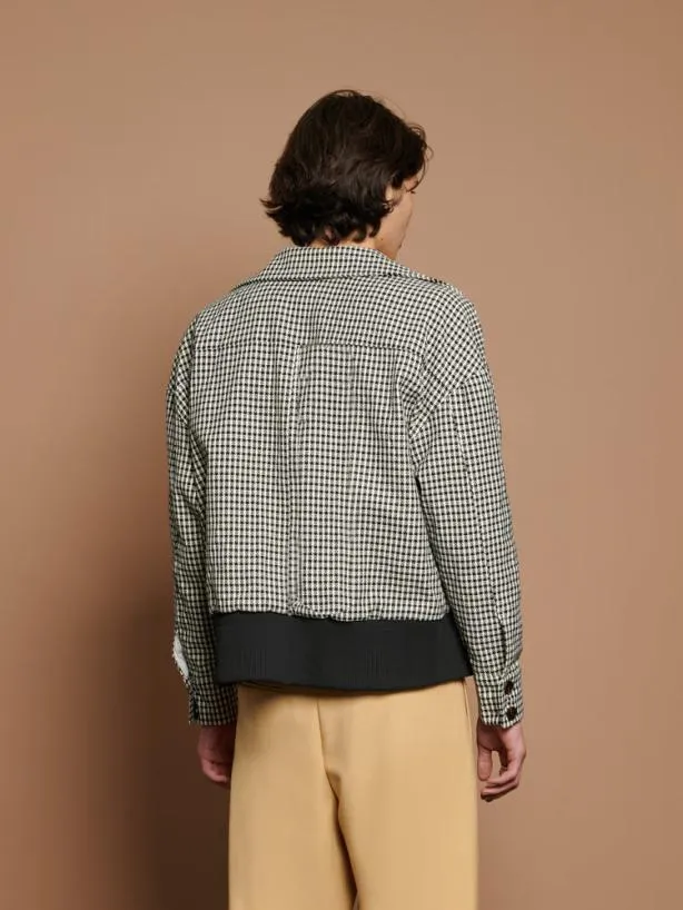Sister Jane Jackets Menswear Otis Check Jacket Black And White