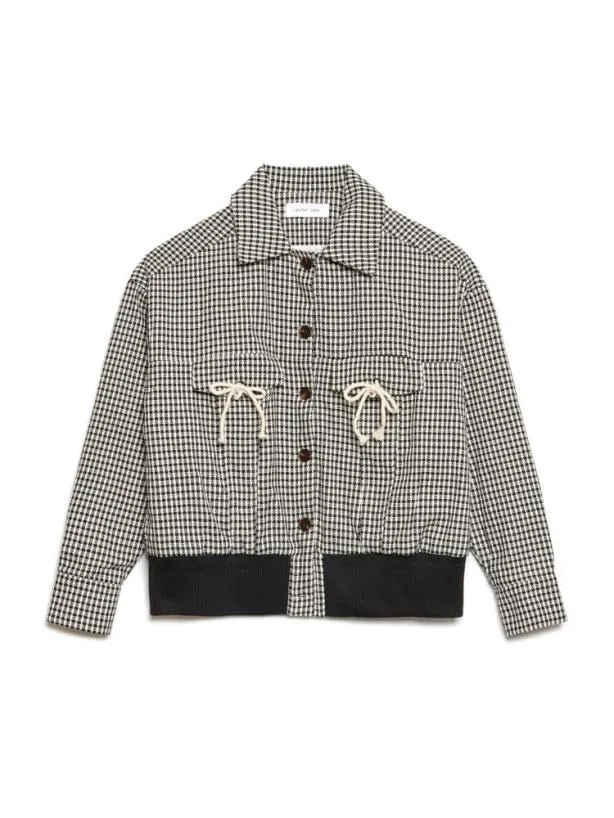Sister Jane Jackets Menswear Otis Check Jacket Black And White