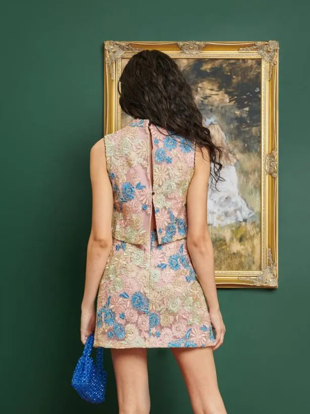 Sister Jane Tops Womenswear DREAM Artist Embroidered Top Floral Multi