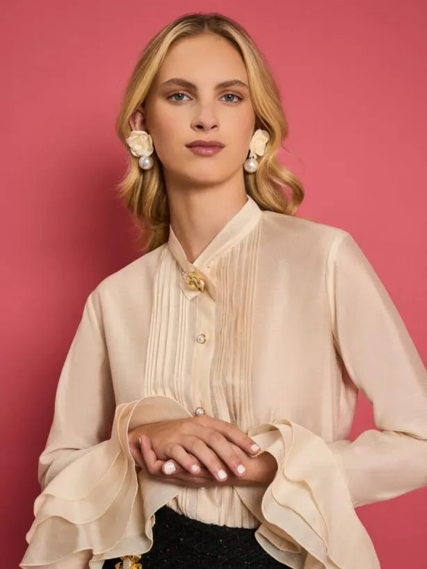 Sister Jane Tops Womenswear DREAM High Noon Blouse Whipped Cream