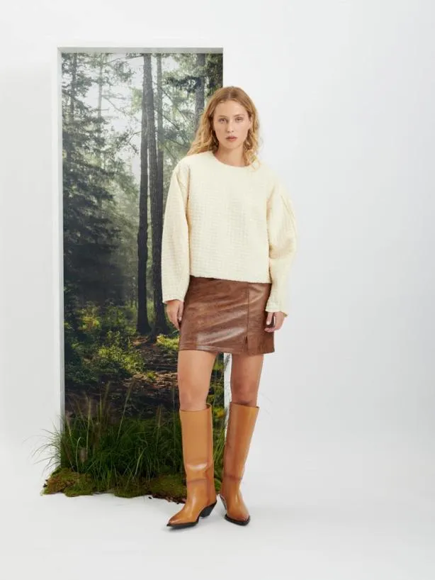Sister Jane Tops Womenswear Ghospell Miriam Jumper White Cream