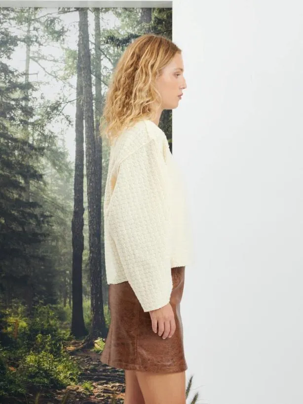 Sister Jane Tops Womenswear Ghospell Miriam Jumper White Cream