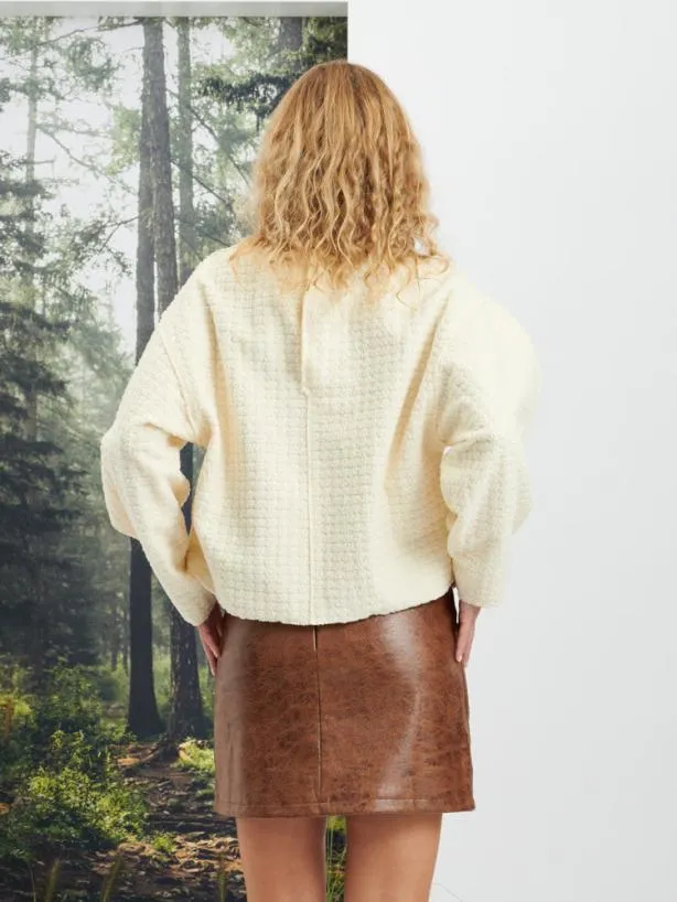 Sister Jane Tops Womenswear Ghospell Miriam Jumper White Cream