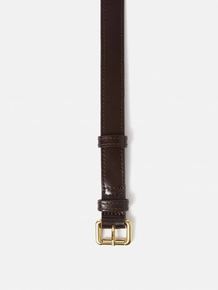 Skinny Leather Belt Conker Women Jigsaw Belts