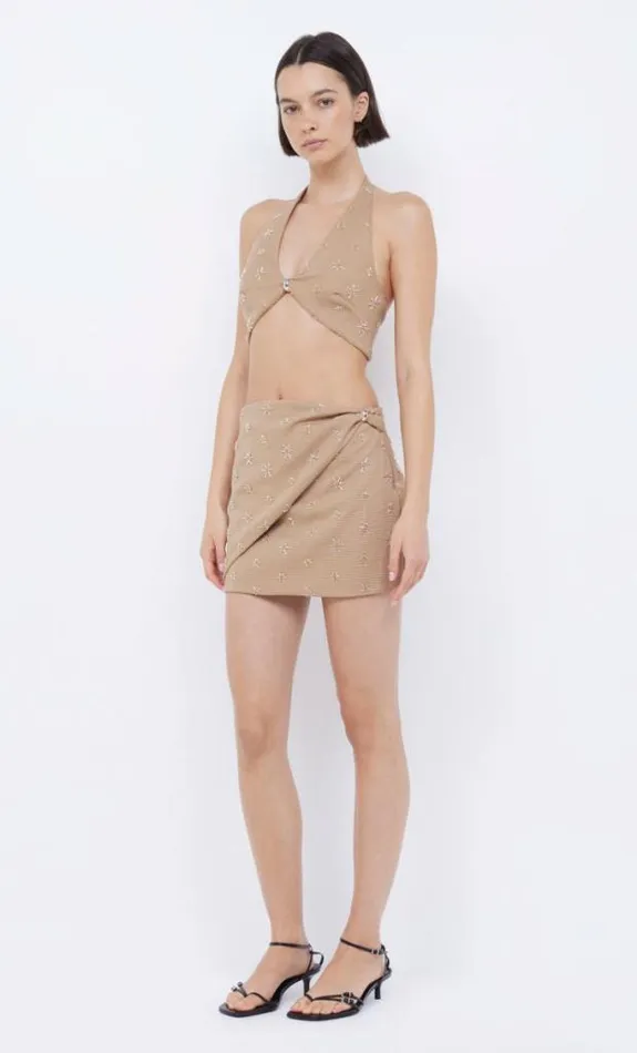 Skirts Shop Bec Bridge Sunseeker Mini Skirt Golden