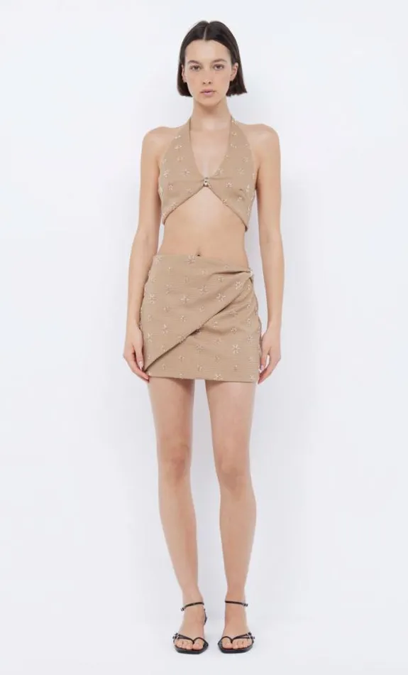 Skirts Shop Bec Bridge Sunseeker Mini Skirt Golden
