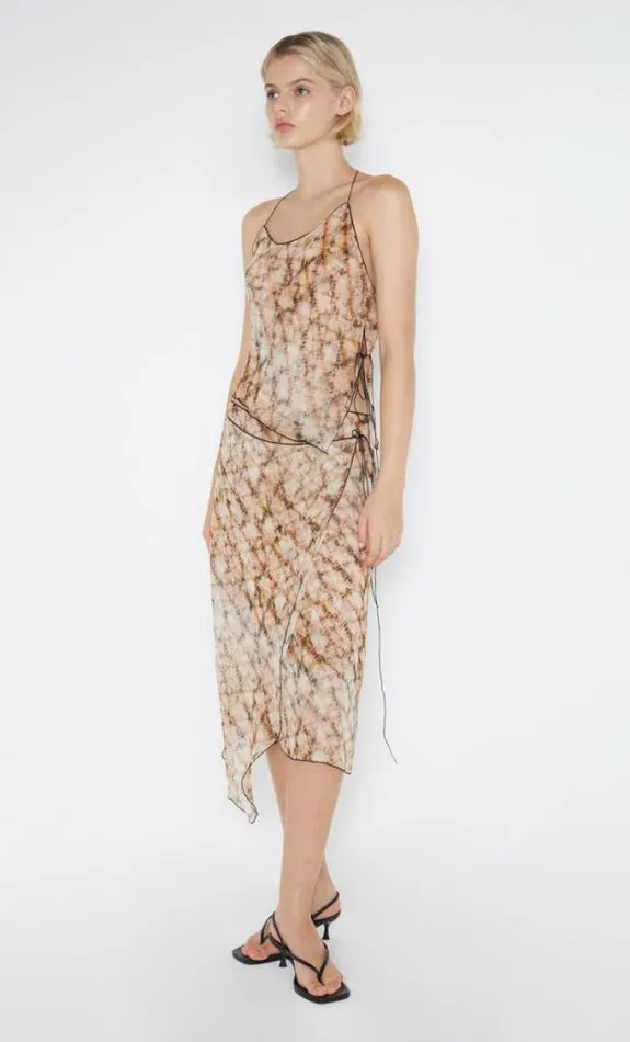 Sleeveless Shop Bec Bridge Ciel Halter Top Geo Shibori