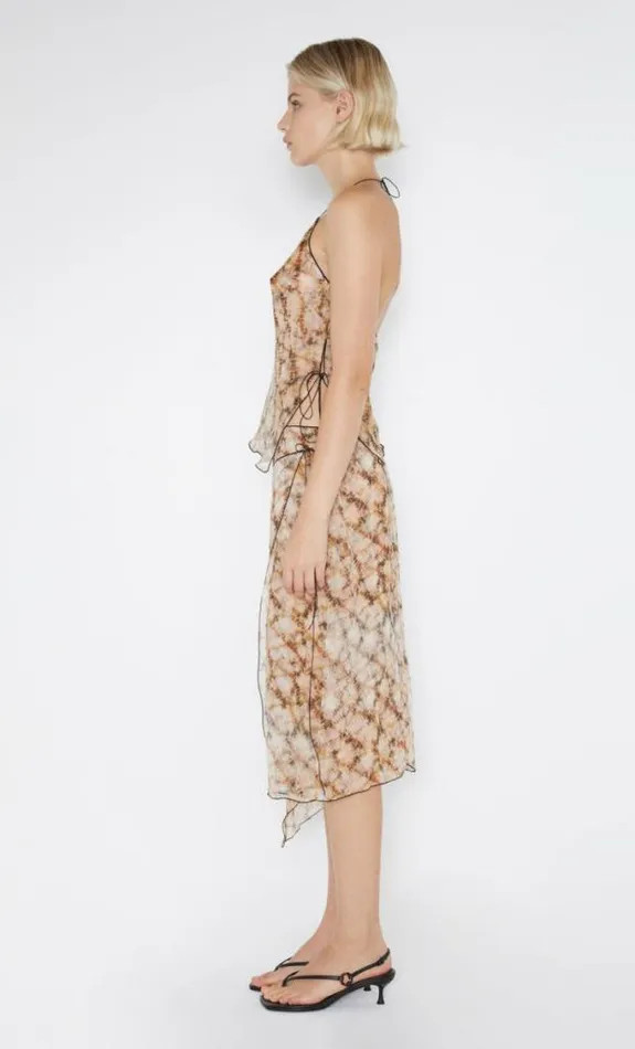 Sleeveless Shop Bec Bridge Ciel Halter Top Geo Shibori