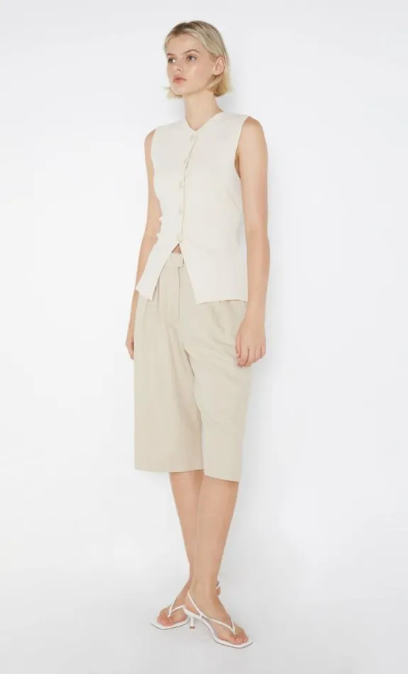 Sleeveless Shop Bec Bridge Ilora Knit Vest Ivory
