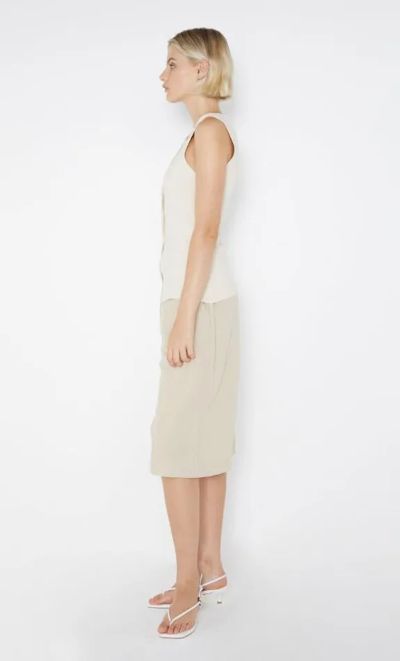 Sleeveless Shop Bec Bridge Ilora Knit Vest Ivory