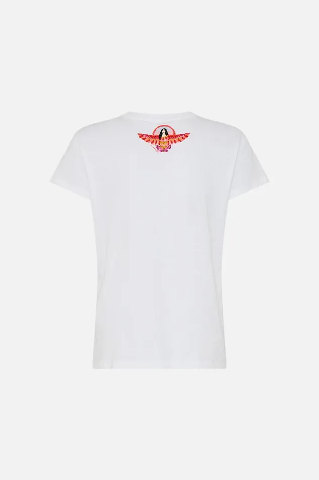 SLIM FIT ROUND NECK TSHIRT SISTER SUNSET Sister Sunset Womens Camilla Tees