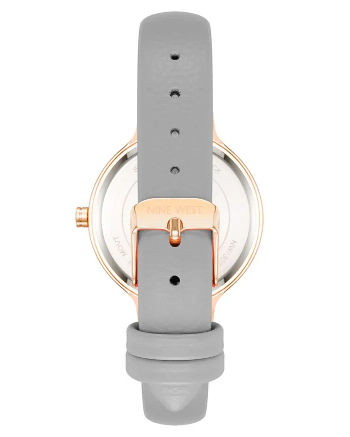 Smooth Strap Watch Grey Women Nine West Straps