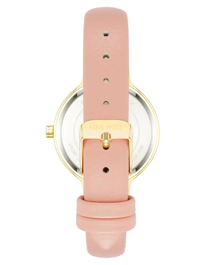 Smooth Strap Watch Pink Women Nine West Straps Smooth Strap Watch Pink Women Nine West Straps