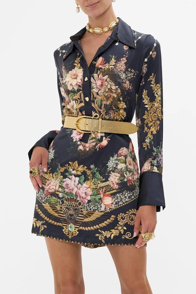 SNAKE BUCKLE BELT GOLD Gold WomensMens Camilla Belts