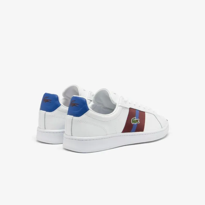 Sneakers Men Lacoste Men039s Carnaby Pro CGR Bar Leather Sneakers Whitedark Blue X96