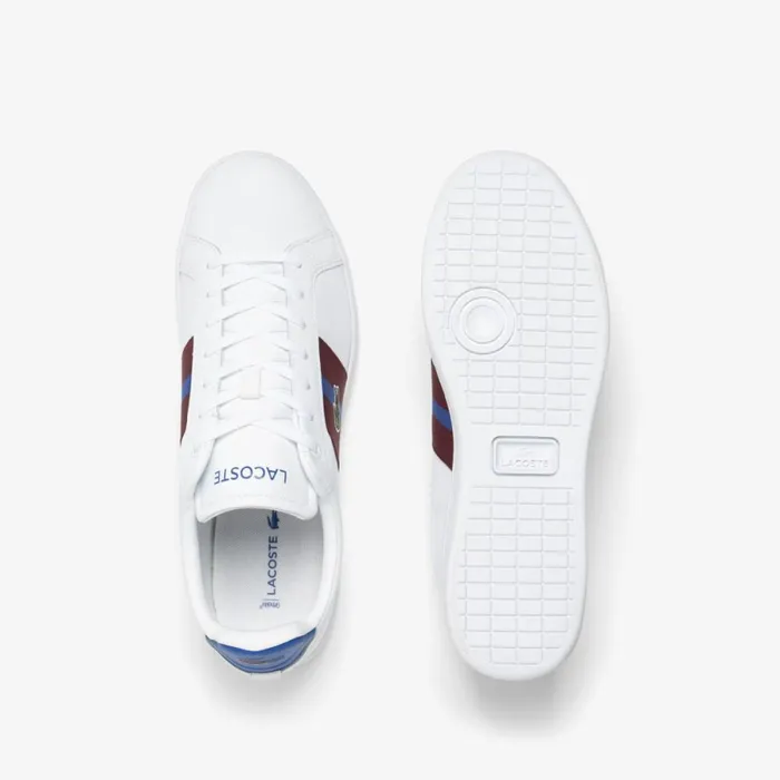 Sneakers Men Lacoste Men039s Carnaby Pro CGR Bar Leather Sneakers Whitedark Blue X96
