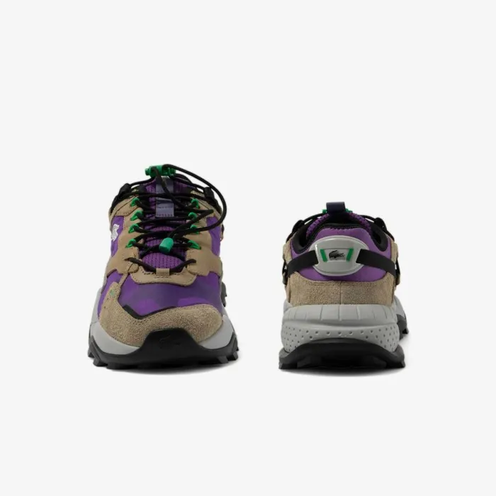 Sneakers Men Lacoste Men039s Outdoor LGuard Breaker Sneakers In Tearproof Fabric Dk Purpnat Pn4