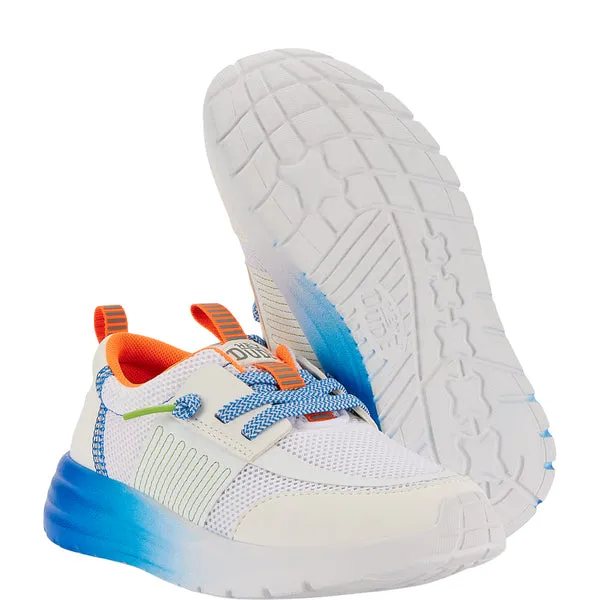 Sneakers Sirocco Play Youth Sport Block WhiteBlue heydude Apparel