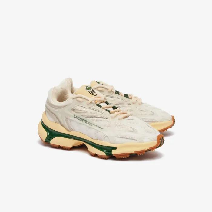 Sneakers Women Lacoste Women039s Lacoste L003 2K24 X Highsnobiety Sneakers Off Whtgrn Wg1