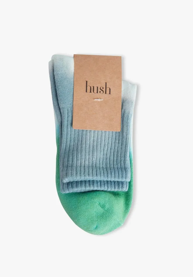 Socks and Tights Women Hush Ombre Tie Dye Socks Blue Ombre