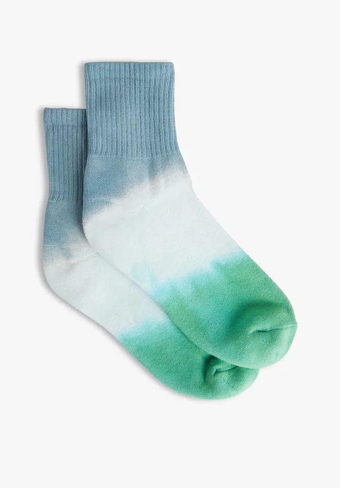 Socks and Tights Women Hush Ombre Tie Dye Socks Blue Ombre