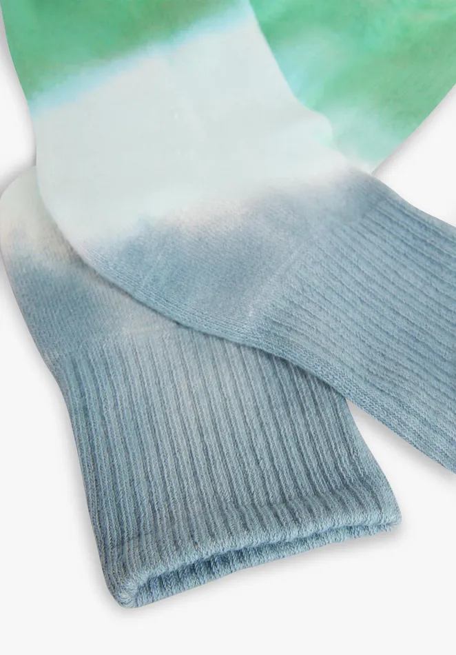 Socks and Tights Women Hush Ombre Tie Dye Socks Blue Ombre